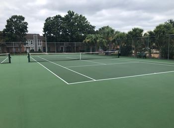 Tennis Courts Memorial Club Townhouses Association